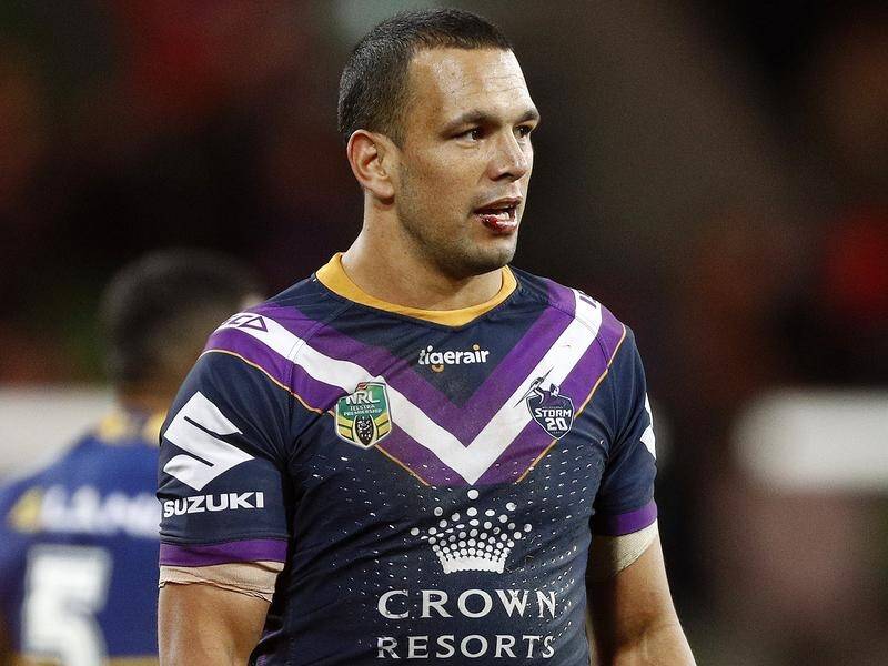 Will Chambers could miss out on Melbourne's NRL preliminary final against the Sydney Roosters.