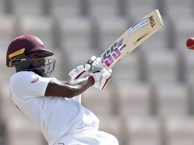 Jermaine Blackwood scored 40 as West Indies took control of the second Test against Bangladesh.