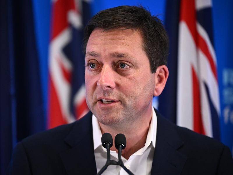 Several Victorian Liberals are likely to be in the running to replace outgoing leader Matthew Guy. (Joel Carrett/AAP PHOTOS)