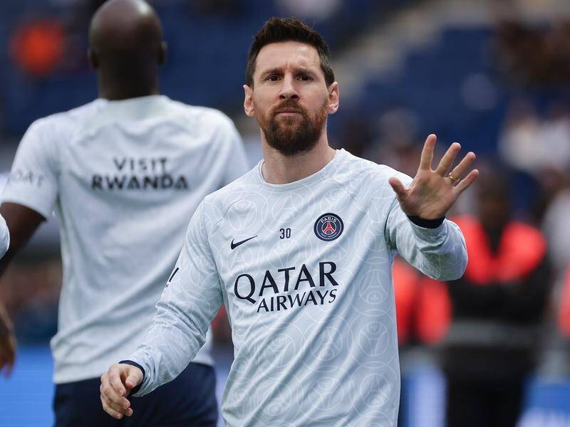 Lionel Messi is pondering his next move, once his contract at PSG expires at the end of June. (EPA PHOTO)