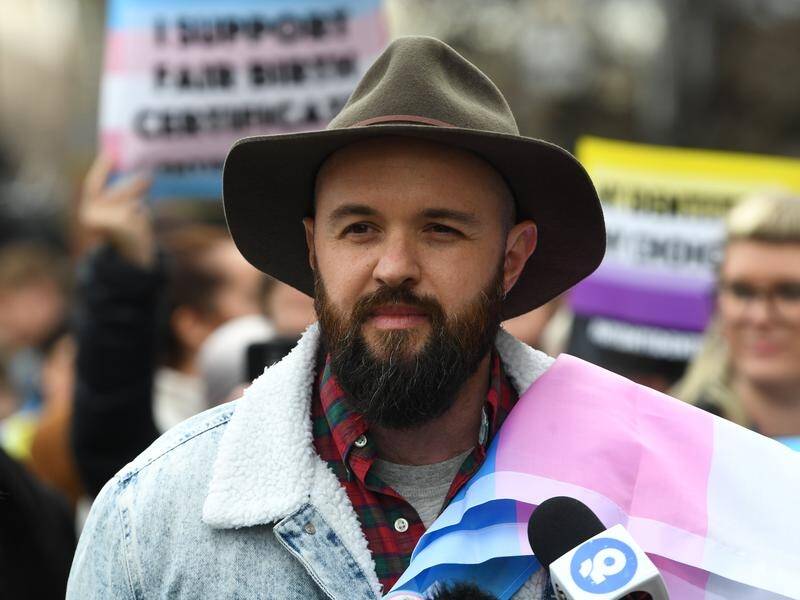 Victorian trans man Jeremy Wiggins can't alter his birth certificate, which says he's a woman.