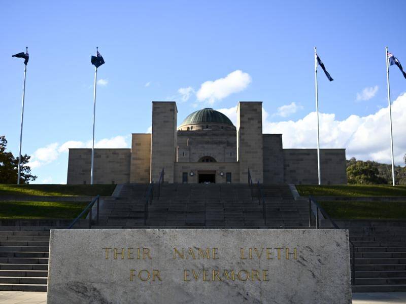 Chinese-made cameras will be removed from the Australian War Memorial in Canberra by mid-2023. (Lukas Coch/AAP PHOTOS)