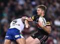 Penrith Panther Luke Garner could go from a wooden spoonist to a grand-final winner in two seasons. (Dan Himbrechts/AAP PHOTOS)