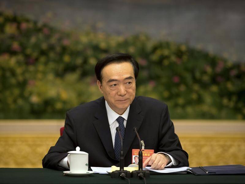 The US is seeking sanctions on Chen Quanguo, who is China's secretary for the Xinjiang Uighurs.