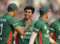 Bangladesh's Hasan Mahmud has produced his first international five-for in the ODI win over Ireland. (AP PHOTO)