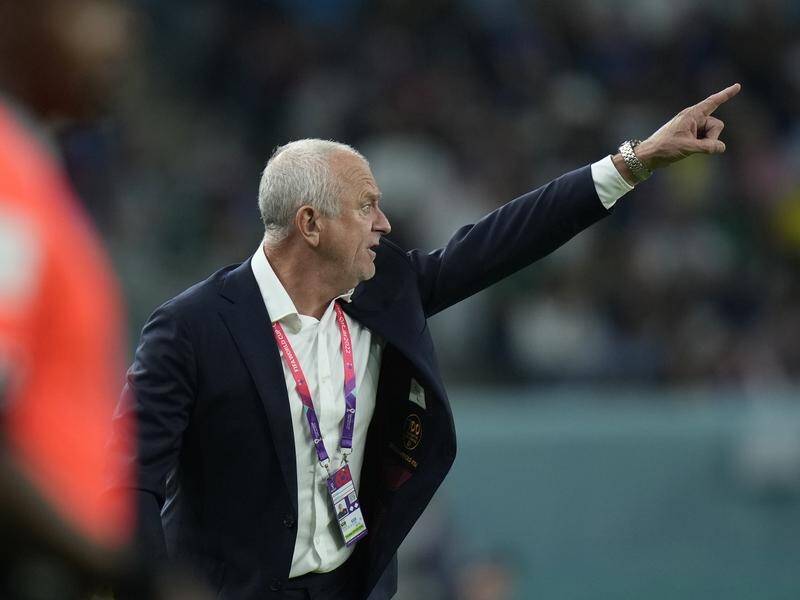 Socceroos coach Graham Arnold wants to point the way to a brighter future for Australian soccer. (AP PHOTO)
