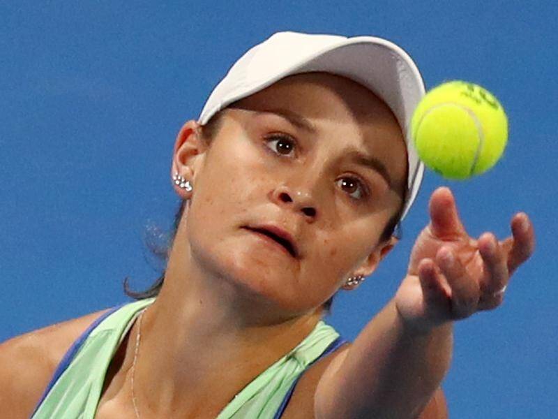 World No.1 women's player, Australia's Ashleigh Barty.