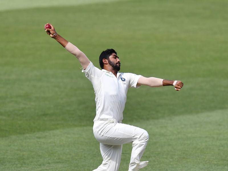 India's Jasprit Bumrah is back on the field after a shoulder injury in the first Test in Adelaide.