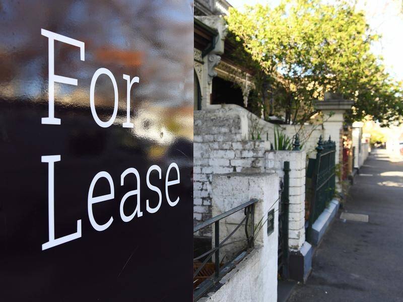 The cost of rent rose 2.5 per cent nationally for the first quarter of 2023, according to new data. (James Ross/AAP PHOTOS)