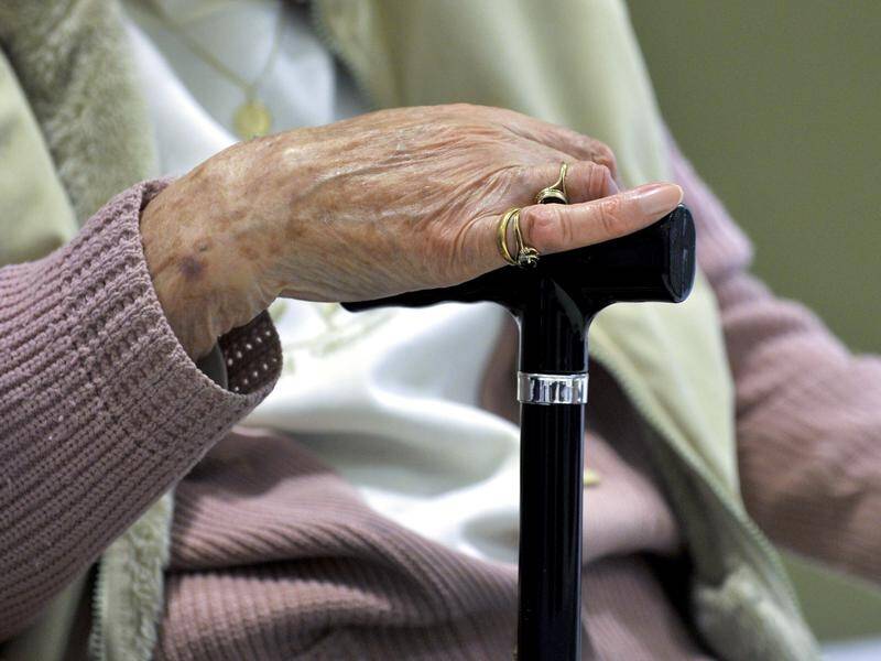 Aged care homes will be required to staff a registered nurse around the clock and report on service. (Alan Porritt/AAP PHOTOS)