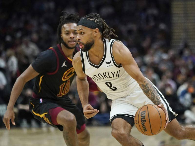 Patty Mills continued his bright form as the Brooklyn Nets beat the Cleveland Cavaliers in the NBA.