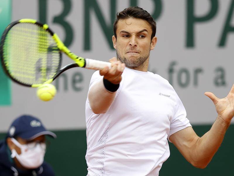 Australia's Aleksandar Vukic (pic) was beaten by Pedro Martinez in straight sets at the French Open.