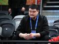 Yao Ming has stepped down from his role as head of China's national basketball league. (James Gourley/AAP PHOTOS)