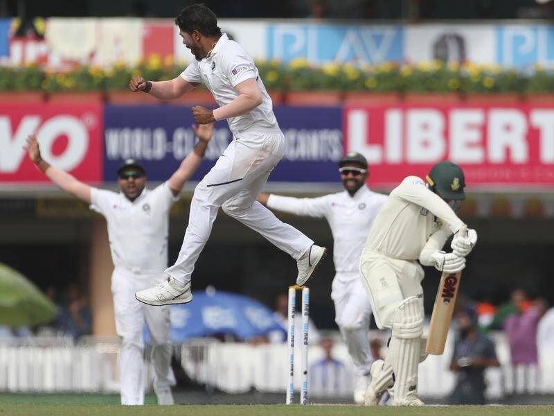 India have hammered South Afirca by an innings and 202 runs to sweep the three-Test series.