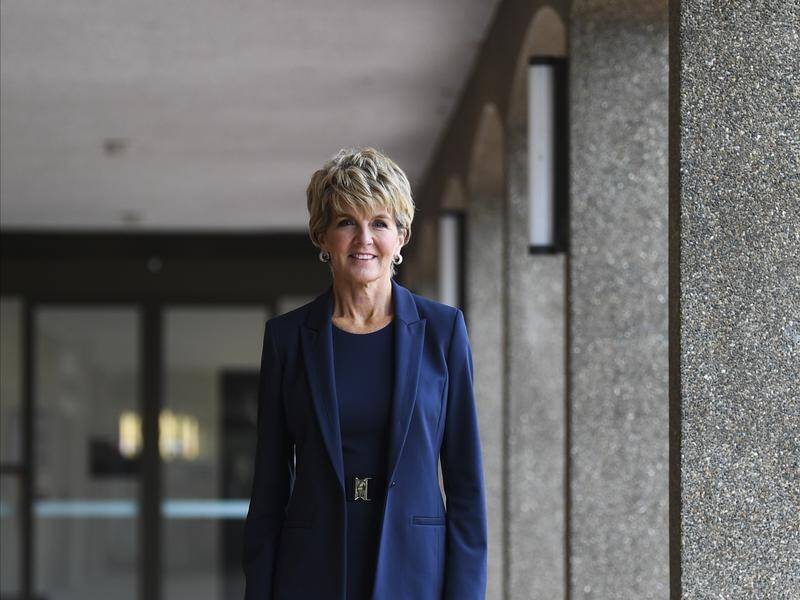 Former foreign minister Julie Bishop has called for an easing of tensions over a virus inquiry.