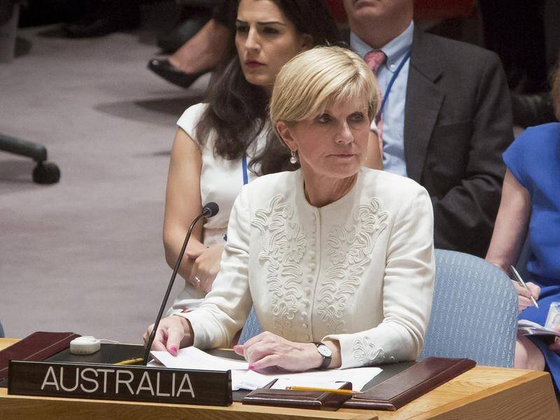 Julie Bishop says families will be relieved four men have been charged over the MH17 tragedy.