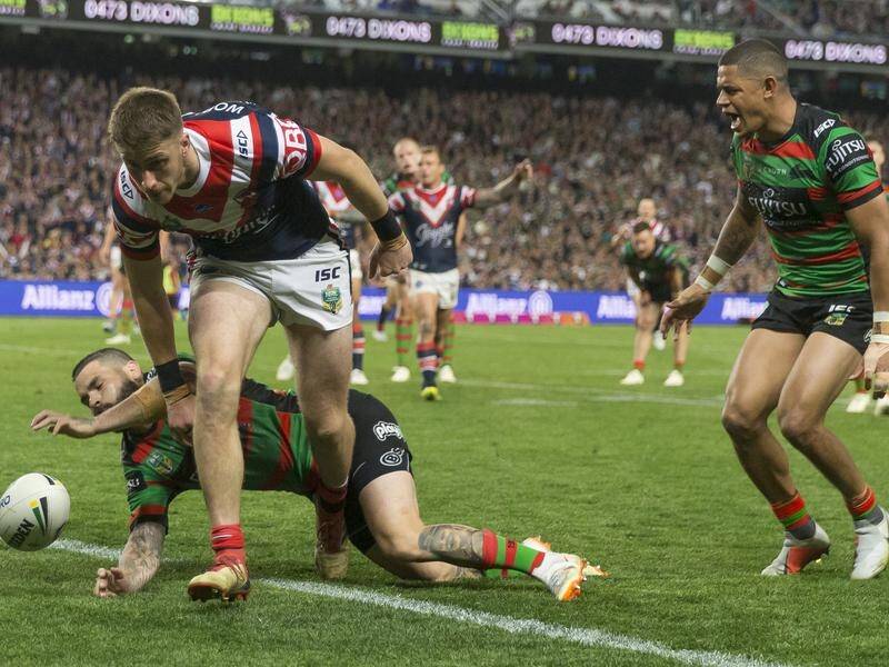 Paul Momirovski scored the Sydney Roosters' third try to seal victory over South Sydney.