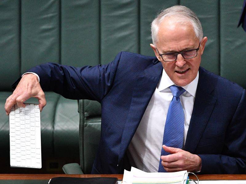 Prime Minister Malcolm Turnbull has pushed the government's tax cuts in parliament.
