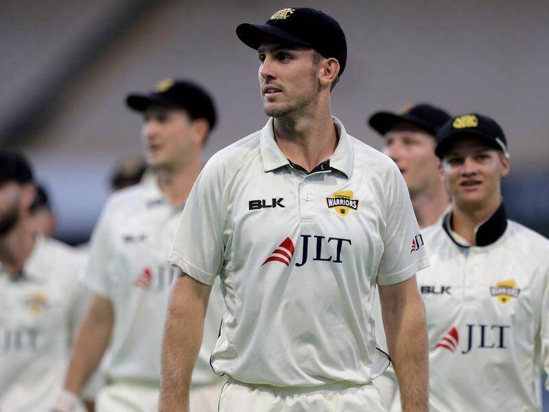Mitch Marsh scored a brilliant 105 for Western Australia against Queensland in the Sheffield Shield.