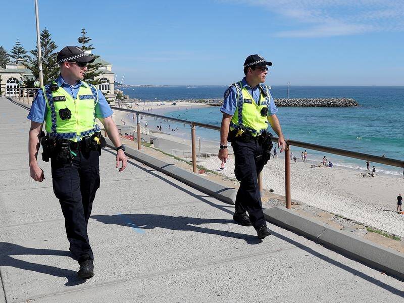 WA police have been happy with the behaviour of beachgoers on Perth's hottest April day.