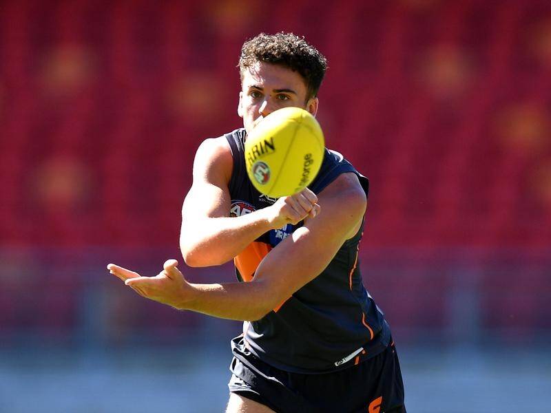 Jake Riccardi is making the most of a belated chance in the AFL, having an instant impact for GWS.