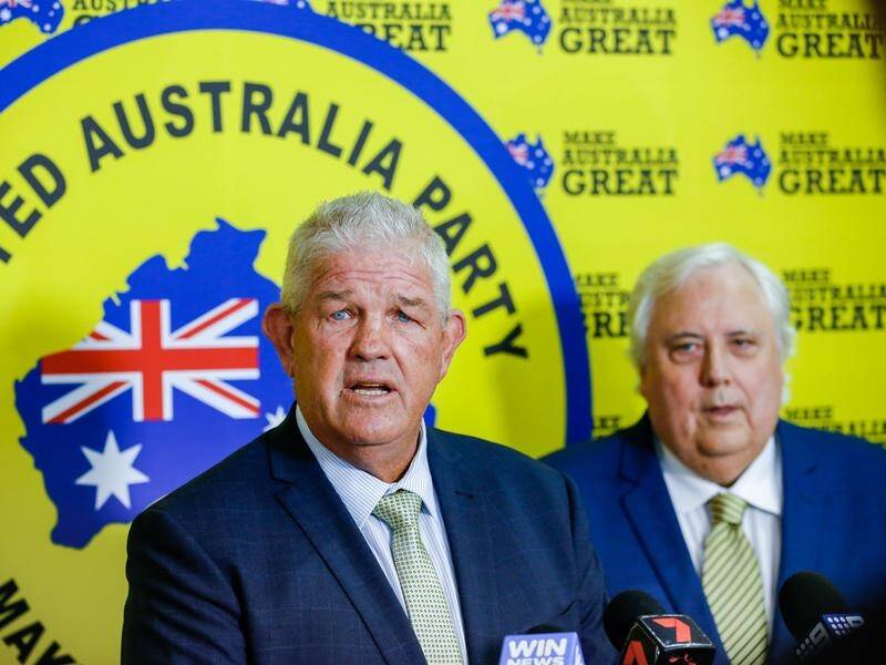 Former rugby league player Greg Dowling is leader of Clive Palmer's political party in Queensland.