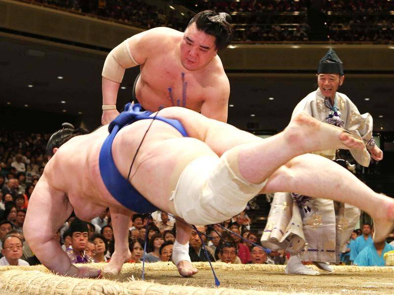 Ringside seating arrangements have sparked concern about Donald Trump attending the sumo wrestling.