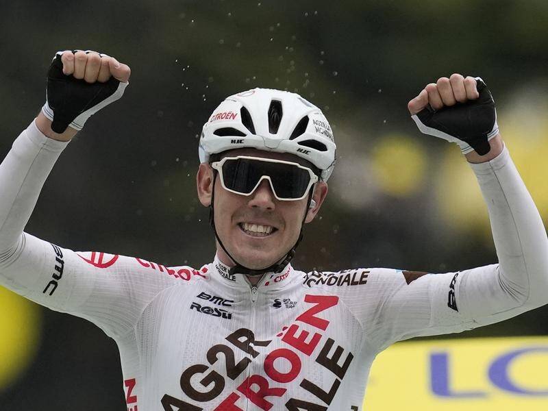 Ben O'Connor, here after winning the 9th stage last year, is after another big Tour de France.
