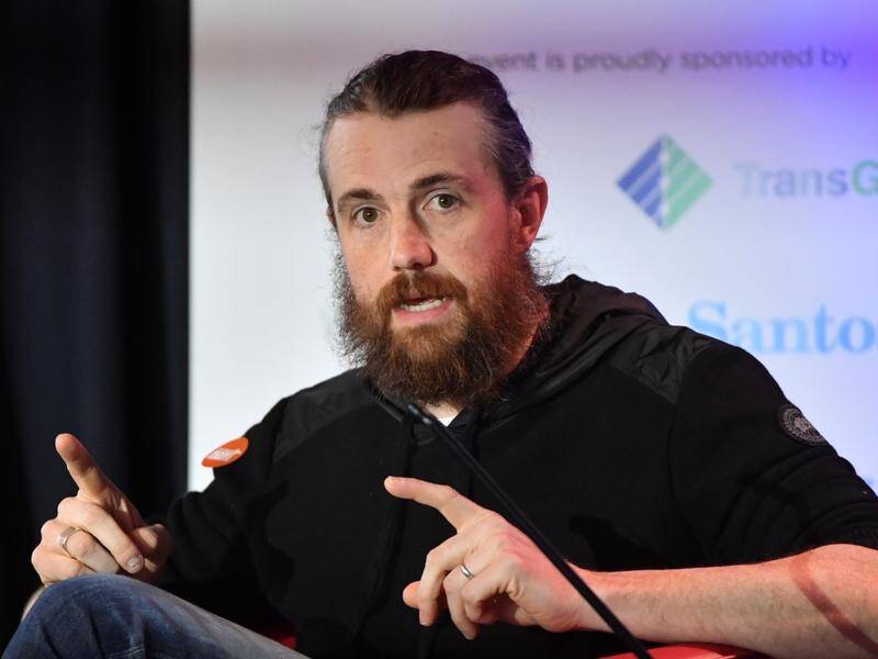 Mike Cannon-Brookes says Australia must take "big swings" to become a renewable energy superpower. (Mick Tsikas/AAP PHOTOS)