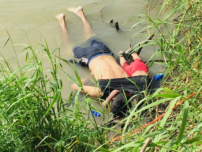 Migrant Tania Vanessa Avalos's husband and child drowned in the Rio Grande.