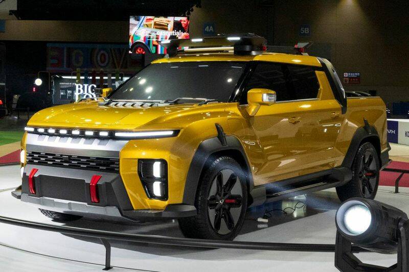 SsangYong reveals electric ute concept, new SUVs