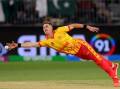 Sharp fielding from Brad Evans earned Zimbabwe a dramatic ODI win against the Netherlands. (Richard Wainwright/AAP PHOTOS)