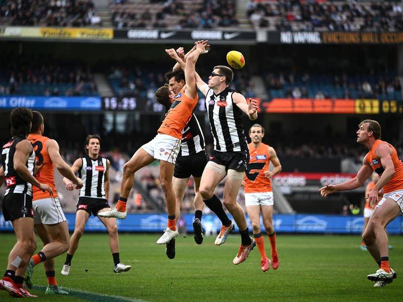 Collingwood have survived a late surge from GWS to secure an important 11-point AFL win at the MCG.