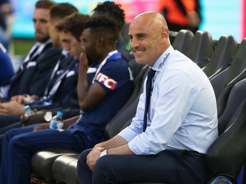 Melbourne Victory boss Kevin Muscat appears in no rush to take his coaching career overseas.