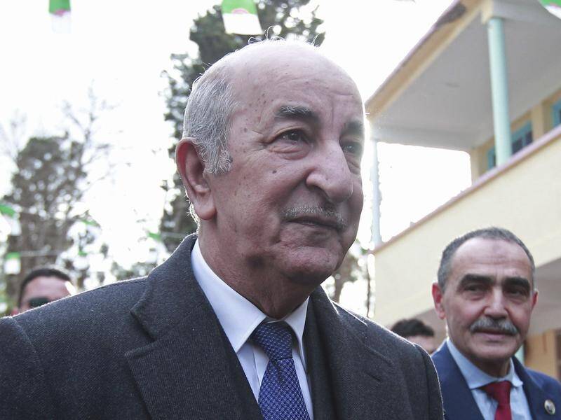 Former PM Abdelmadjid Tebboune won Algeria's presidential election with 58 per cent of the vote.