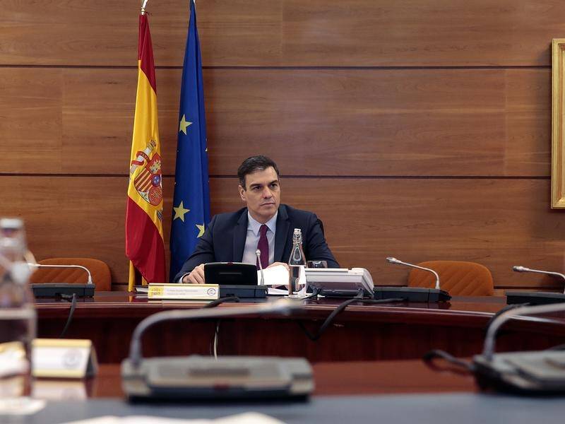 PM Pedro Sanchez says the formal lockdown may continue into May, but some restrictions may be lifted