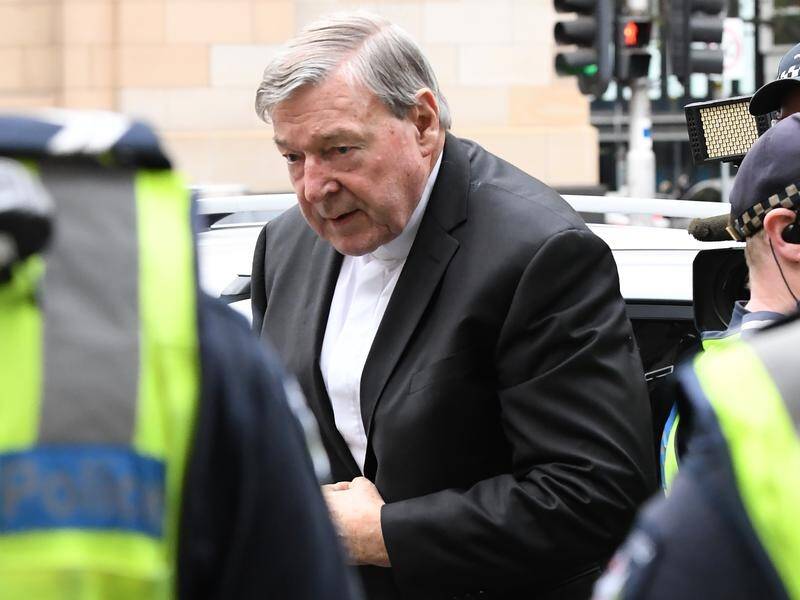 Political and community leaders are reacting to the death of Cardinal George Pell. (James Ross/AAP PHOTOS)