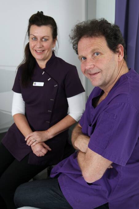 Nurse Sue McMillan and plastic surgeon Dr Ian Holten have returned from Vanuatu as volunteers with Interplast, which provides plastic and reconstructive surgery. Picture: LEANNE PICKETT