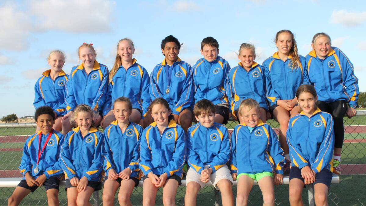 The Warrnambool Little Athletics Centre squad competing in the state championships at Albert Park today and tomorrow. 