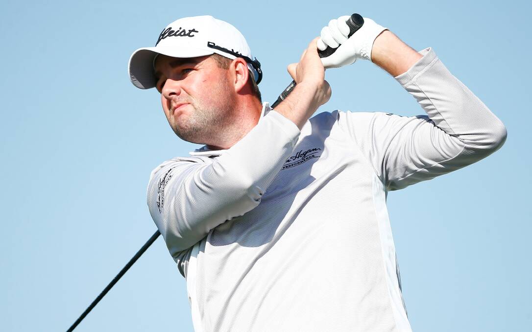 Marc Leishman in action at the Byron Nelson Championship in Texas. Picture: Getty Images