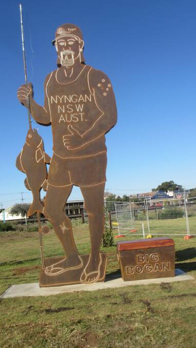 Nyngan's Big Bogan. In all his "glory".