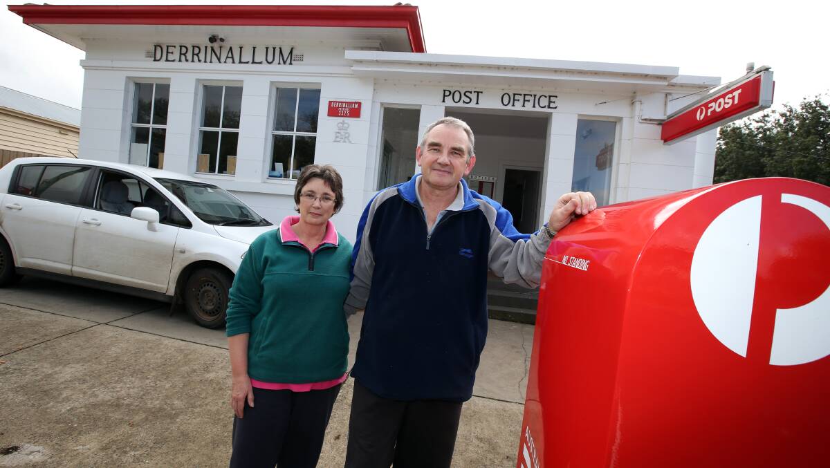 Derrinallum Post Office owners Margaret and Larry Howard were woken by the early-morning explosion on Saturday. 