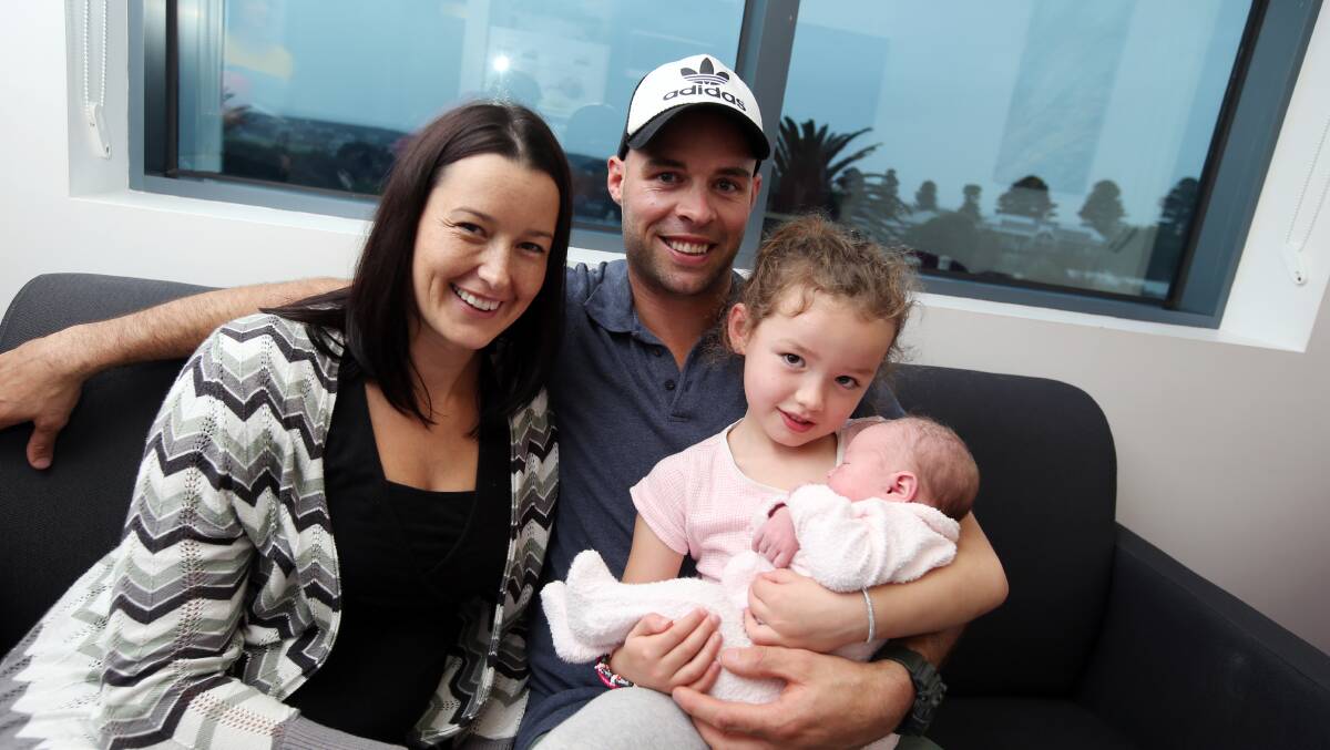 Terang Mortlake footballer Damian O’Connor is resisting the temptation to represent the Hampden league and will be spending the weekend supporting his wife Jess, daughters Indi, 4, and newborn Remi. 