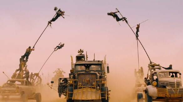 It's a lovely day for a drive in Mad Max: Fury Road.