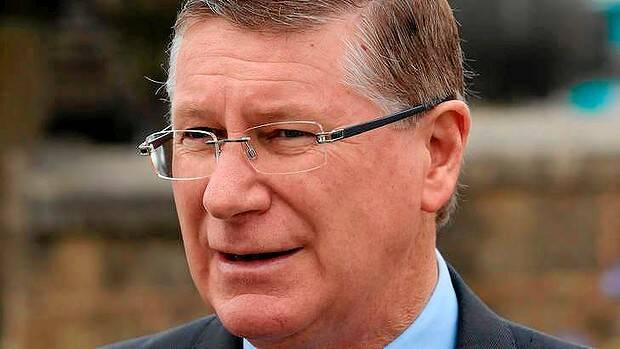 Premier Denis Napthine says he won't be held to ransom by rogue independant MP Geoff Shaw, who has threatened to support a no-confidence motion against the  government. Picture: DAMIAN WHITE