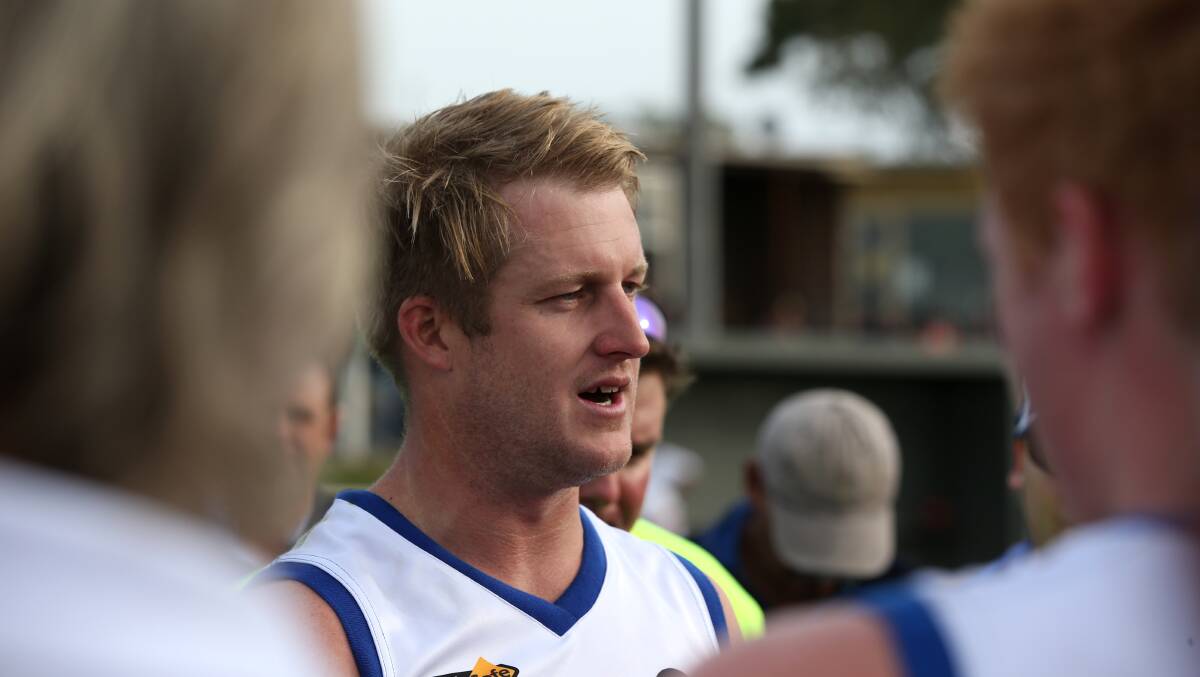 Hamilton Kangaroos coach Jarrod Holt tweaked a hamstring and ruckman Jason McIntosh rolled an ankle and are in doubt for Saturday’s match against Terang Mortlake. Picture: DAMIAN WHITE