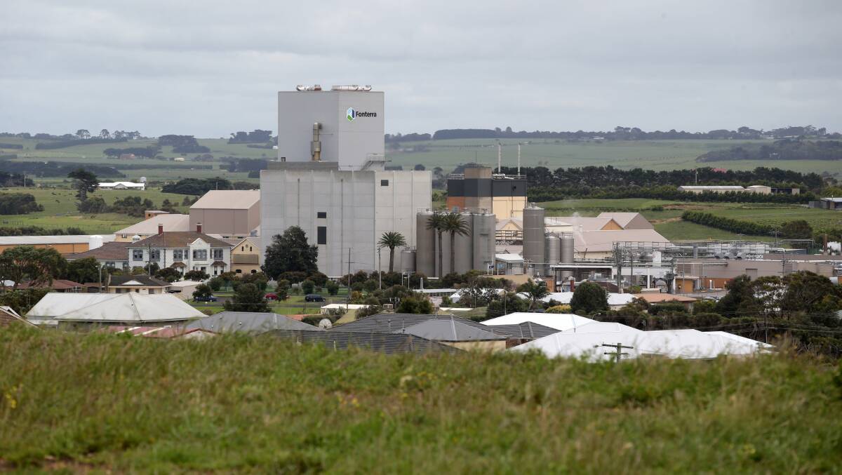 Fonterra is pressing for a wider buffer around its Dennington factory. Picture: ANGELA MILNE