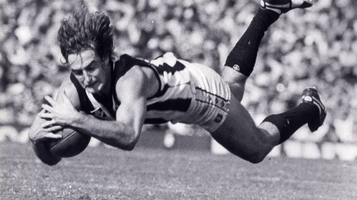 Wingman Ricky Barham played 151 games for Collingwood, including five grand final appearances. Picture: FAIRFAX 