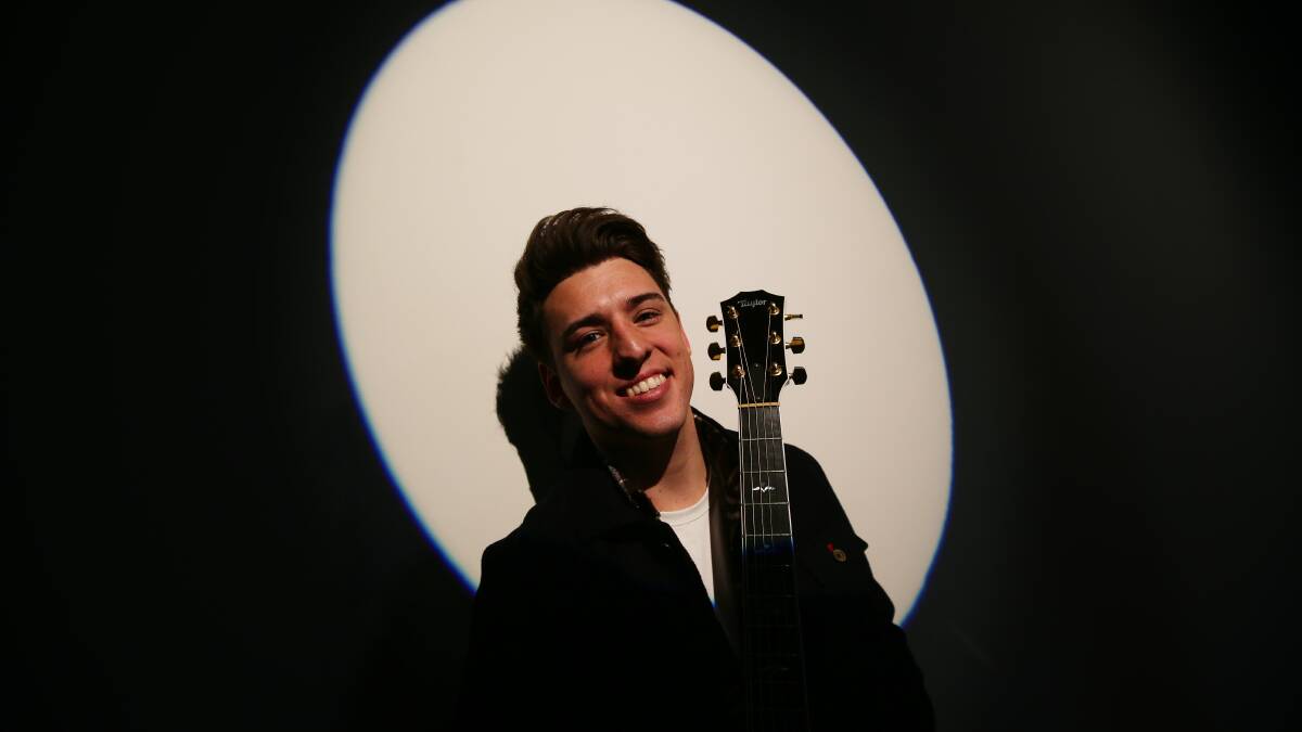 Pop star Taylor Henderson was the star attraction at a free concert in Warrnambool on Saturday. Picture: VICKY HUGHSON
