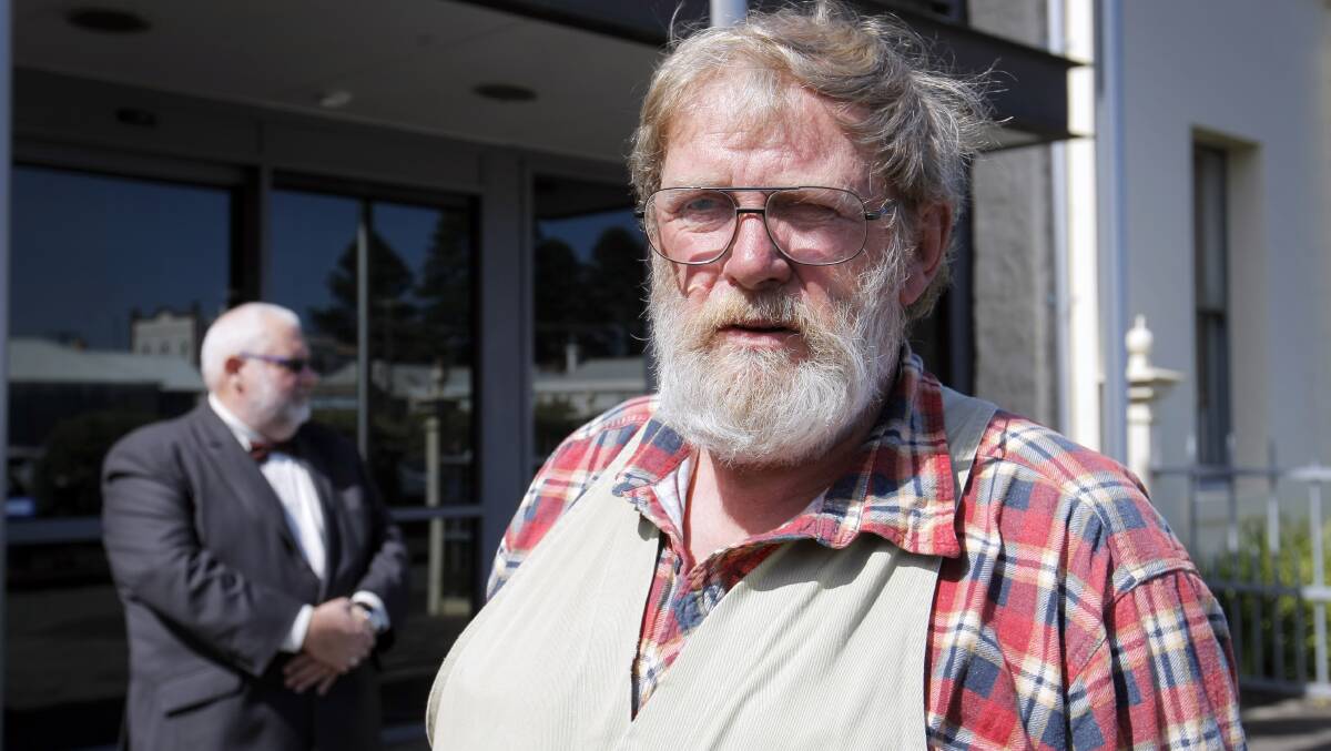 Alan ‘Swampy’ Marsh says will continue to support an egging campaign as he tries to seek compensation from Moyne Shire Council over the deaths of hundreds of chickens on his Mortlake farm.